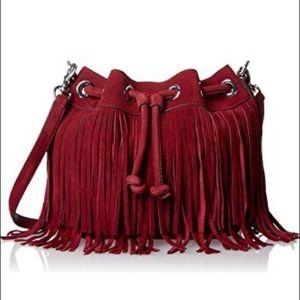 Rebecca Minkoff Suede Fiona Mini Bucket Bag